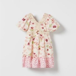 ZARA Floral Lace Dress
